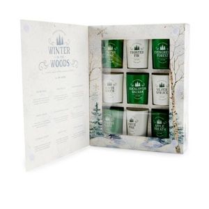 DW HOME 9 Piece Winter In The Woods Scented Candle Set